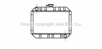 AVA QUALITY COOLING fd2001 -  Радиатор, охлаждение двигателя